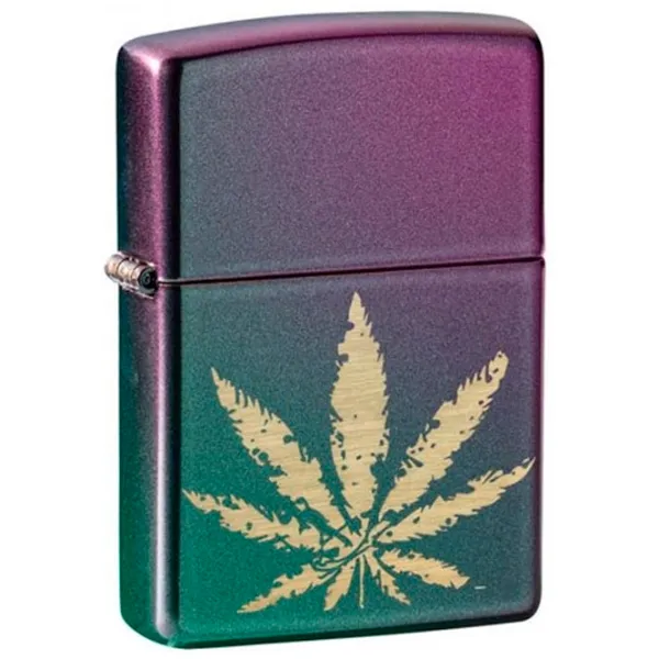 Brichetă Zippo CANNABIS DESIGN Chameleon / Alamă photo 2