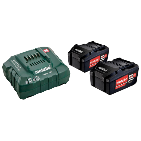 Set acumulatori și încărcător Metabo 685050000 Li-Ion / 4 Ah / 18 V photo 1 Set acumulatori și încărcător Metabo 685050000 Li-Ion / 4 Ah / 18 V photo 1