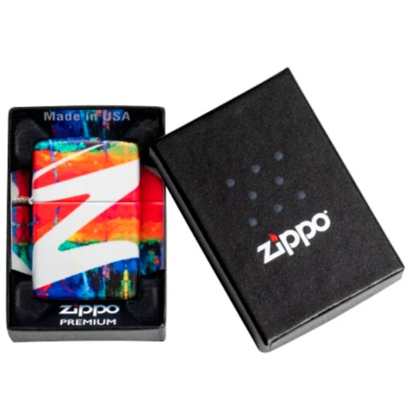 Зажигалка Zippo Dippy Z Черный / Латунь photo 3