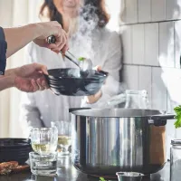 Кастрюля Ikea Middagsmat 10л Нержавеющая сталь / Стальной photo 6