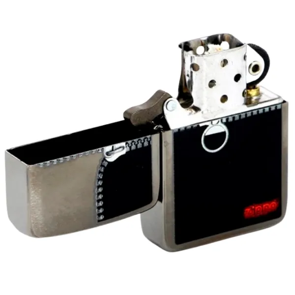 Brichetă Zippo Replica Black Ice Black / Alamă photo 1