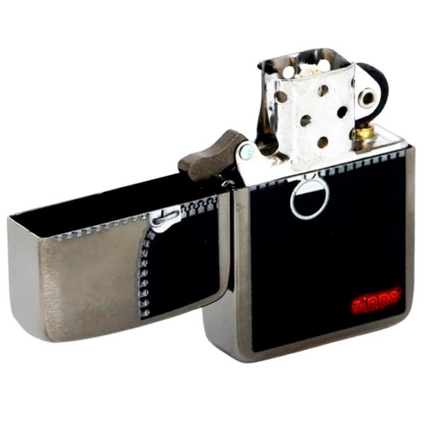 Brichetă Zippo Replica Black Ice Black / Alamă photo 1
