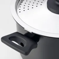 Кастрюля Ikea Hemlagad 5л Нержавеющая сталь / Черный photo 3