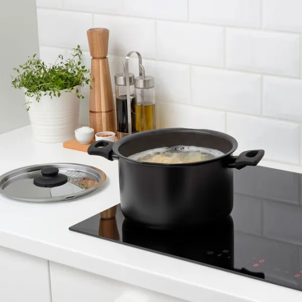 Кастрюля Ikea Hemlagad 5л Нержавеющая сталь / Черный photo 4 Кастрюля Ikea Hemlagad 5л Нержавеющая сталь / Черный photo 4
