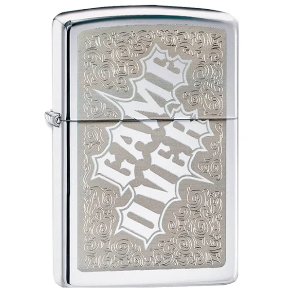 Brichetă Zippo Game Over Silver / Alamă photo 1