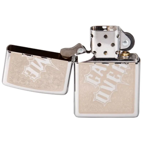 Brichetă Zippo Game Over Silver / Alamă photo 2