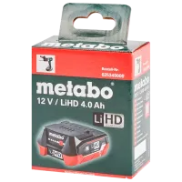 Аккумулятор для инструментов Metabo 625349000 LiHD / 4 Ач / 12 В photo 4