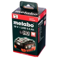 Аккумулятор для инструментов Metabo 625368000 LiHD / 5.5 Ач / 18 V photo 3