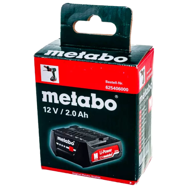 Acumulator pentru instrumente Metabo 625406000 Li-Ion / 2 Ah / 12 V photo 3 Acumulator pentru instrumente Metabo 625406000 Li-Ion / 2 Ah / 12 V photo 3