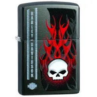 Brichetă Zippo H-D Grey Dusk Black / Alamă
