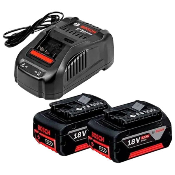Set acumulatori și încărcător Bosch 1600A00B8J Li-Ion / 5 Ah / 18 V photo 1 Set acumulatori și încărcător Bosch 1600A00B8J Li-Ion / 5 Ah / 18 V photo 1