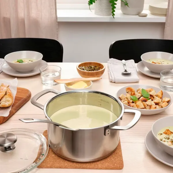 Кастрюля Ikea Hemkomst 3л Нержавеющая сталь / Стальной photo 4 Кастрюля Ikea Hemkomst 3л Нержавеющая сталь / Стальной photo 4