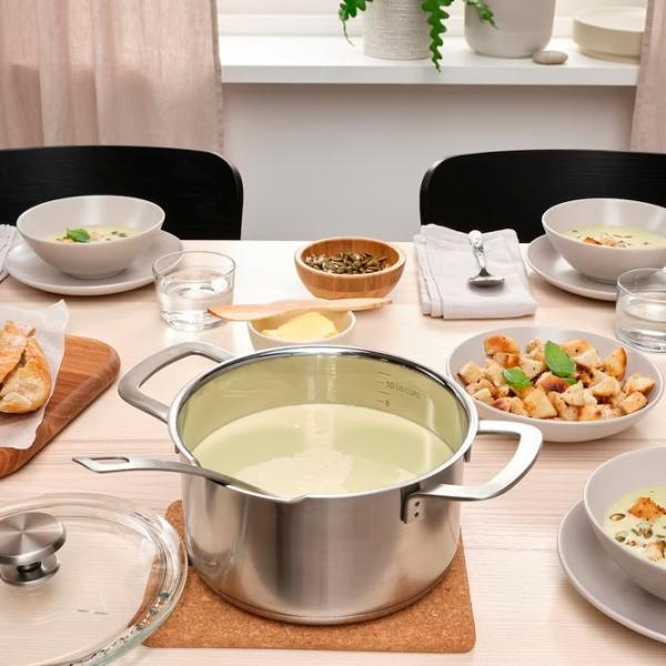 Кастрюля Ikea Hemkomst 3л Нержавеющая сталь / Стальной photo 4 Кастрюля Ikea Hemkomst 3л Нержавеющая сталь / Стальной photo 4