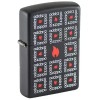 Зажигалка Zippo Classic Black Matte Черный / Латунь photo 2