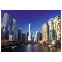 Обои DECOCODE 41-0025-WL Синий / Город