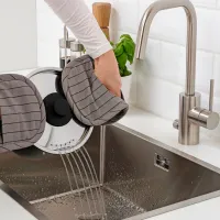 Кастрюля Ikea Hemlagad 3л Нержавеющая сталь / Черный photo 5