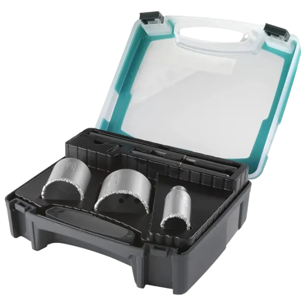 Set carote Wolfcraft 1003000 Diamant / Hexaedre photo 1 Set carote Wolfcraft 1003000 Diamant / Hexaedre photo 1