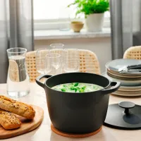 Кастрюля Ikea Vardagen 5л Чугун / Черный photo 5