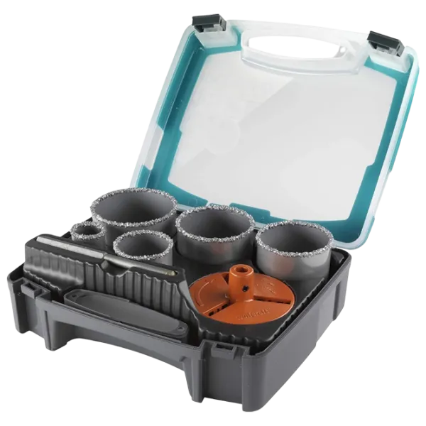 Set carote Wolfcraft 3464000 Carbură de wolfram / Hexaedre photo 1 Set carote Wolfcraft 3464000 Carbură de wolfram / Hexaedre photo 1