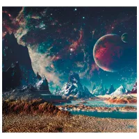 Обои DECOCODE 31-0439-PL Синий / Природа