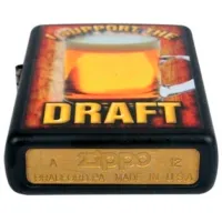 Зажигалка Zippo The Draft Черный / Латунь photo 2