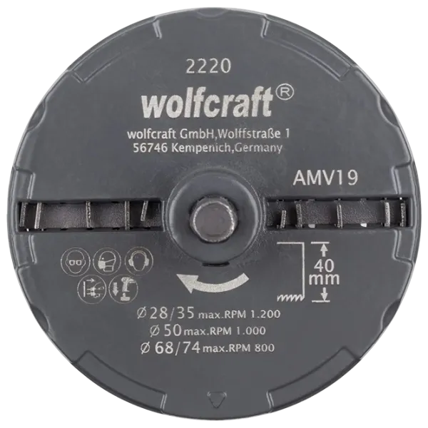 Set carote Wolfcraft 2220000 Metal / Hexaedre photo 3 Set carote Wolfcraft 2220000 Metal / Hexaedre photo 3