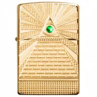 Зажигалка Zippo EYE OF PROVIDENCE DESIGN Золото / Латунь photo 2