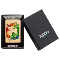 Зажигалка Zippo Graffiti Clover Design Золото / Латунь photo 3