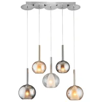 Люстра Ozcan 4020-5AS 40 Вт / 5 цоколя - E14