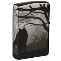 Зажигалка Zippo Wolves Design Черный / Латунь photo 2