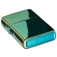 Зажигалка Zippo REG HP Бирюзовый / Латунь photo 2
