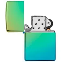 Зажигалка Zippo REG HP Бирюзовый / Латунь photo 3