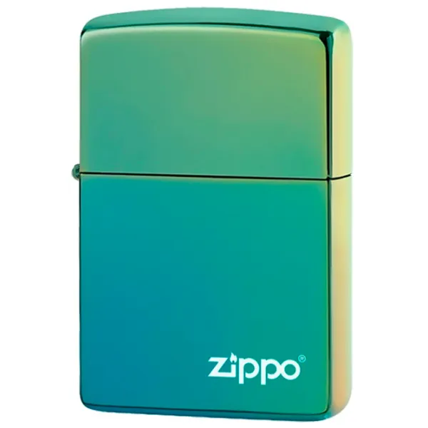 Brichetă Zippo w/Zippo - Lasered Teal / Alamă photo 1