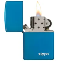 Зажигалка Zippo Sky Blue Matte Синий / Латунь