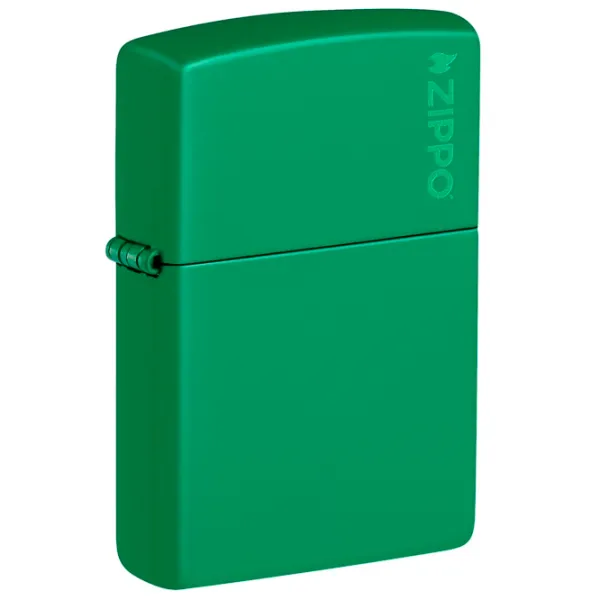 Зажигалка Zippo Grass Green Matte Зеленый / Латунь photo 3