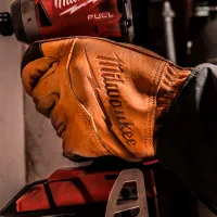 Защитные перчатки Milwaukee 4932478124 Кожа / Светло-коричневый photo 2