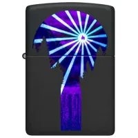 Зажигалка Zippo Mountain Waterfall Design Зеленый / Латунь photo 4