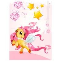 Обои DECOCODE 21-0264-CR Синий / Детские рисунки