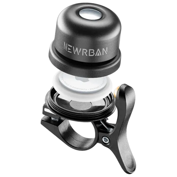 Fixator Newrban Bell with Airtag Holder Black Gray photo 1