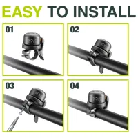 Fixator Newrban Bell with Airtag Holder Black Gray photo 5