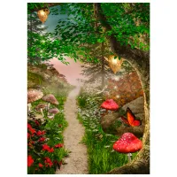 Обои DECOCODE 21-0124-PG Зеленый / Природа