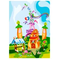 Обои DECOCODE 21-0263-CG Разноцветный / Детские рисунки