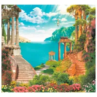 Обои DECOCODE 31-0343-BG Зеленый / Природа