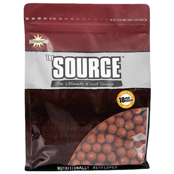 Boilies Dynamite Baits The Source Fish Flour / 1 kg / 18 mm photo 1 Boilies Dynamite Baits The Source Fish Flour / 1 kg / 18 mm photo 1