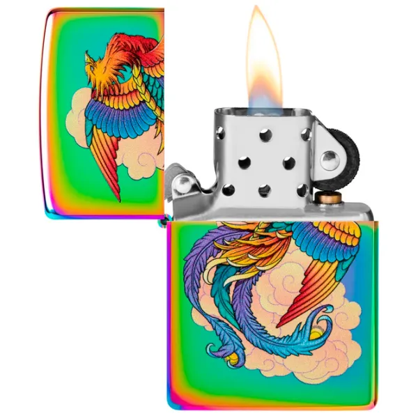 Brichetă Zippo Phoenix Design Multicolor / Alamă photo 1