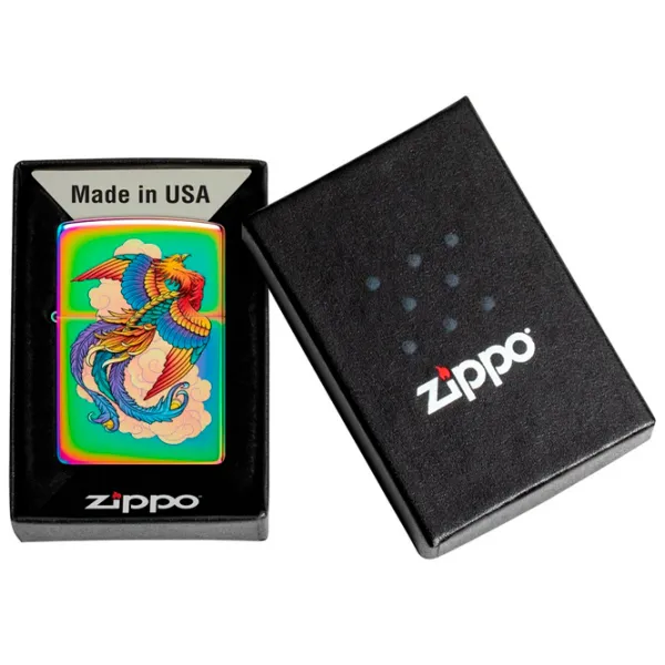 Brichetă Zippo Phoenix Design Multicolor / Alamă photo 2
