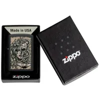 Зажигалка Zippo Gory Tattoo Design Черный / Латунь photo 3