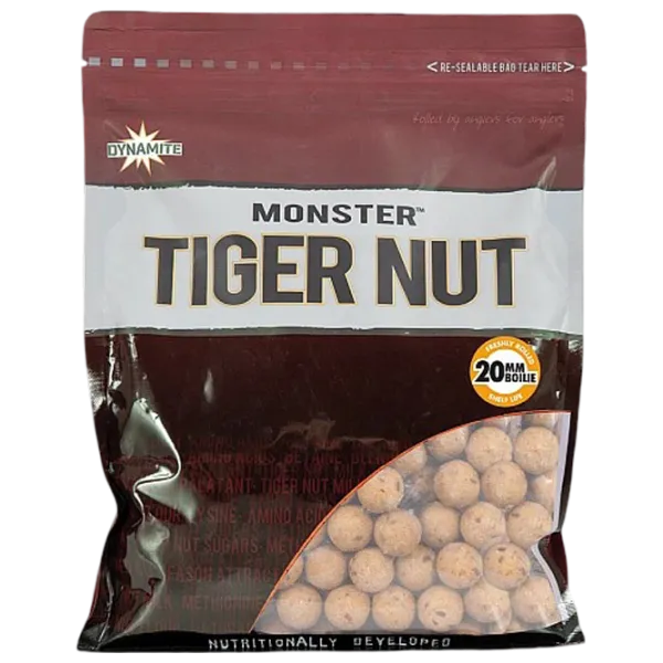 Бойлы Dynamite Baits Monster Tiger Nut Тигровые орехи / 1 кг / 20 мм photo 1 Бойлы Dynamite Baits Monster Tiger Nut Тигровые орехи / 1 кг / 20 мм photo 1