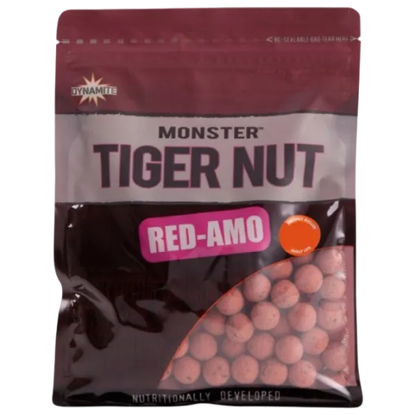 Boilies Dynamite Baits Monster Tigernut Red - Amo Tigernuts / 1 kg / 20 mm photo 1
