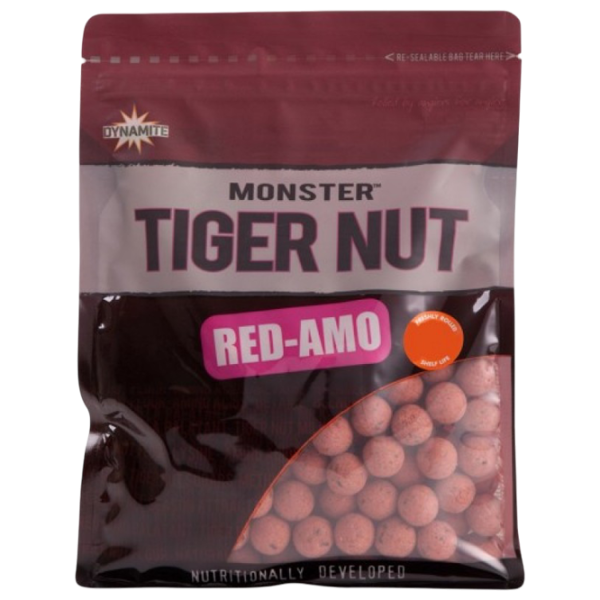Boilies Dynamite Baits Monster Tigernut Red - Amo Tigernuts / 1 kg / 20 mm photo 1